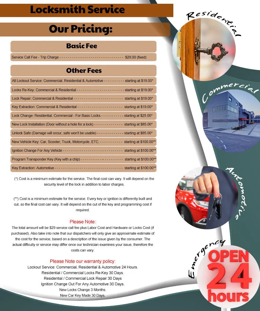 Portland Elite Locksmith Portland, OR 503-403-0729 - pricing